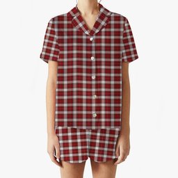 ScotsTee Shop Scottish MacPhee Dress Ancient Women's Short Sleeve Short Set Tartan Pyjama Set