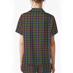 ScotsTee Shop Scottish Norvill Women's Short Sleeve Short Set Tartan Pyjama Set