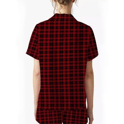 ScotsTee Shop Scottish Murray of Ochtertyre Women's Short Sleeve Short Set Tartan Pyjama Set