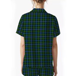 ScotsTee Shop Scottish MacLeod of Skye Women's Short Sleeve Short Set Tartan Pyjama Set