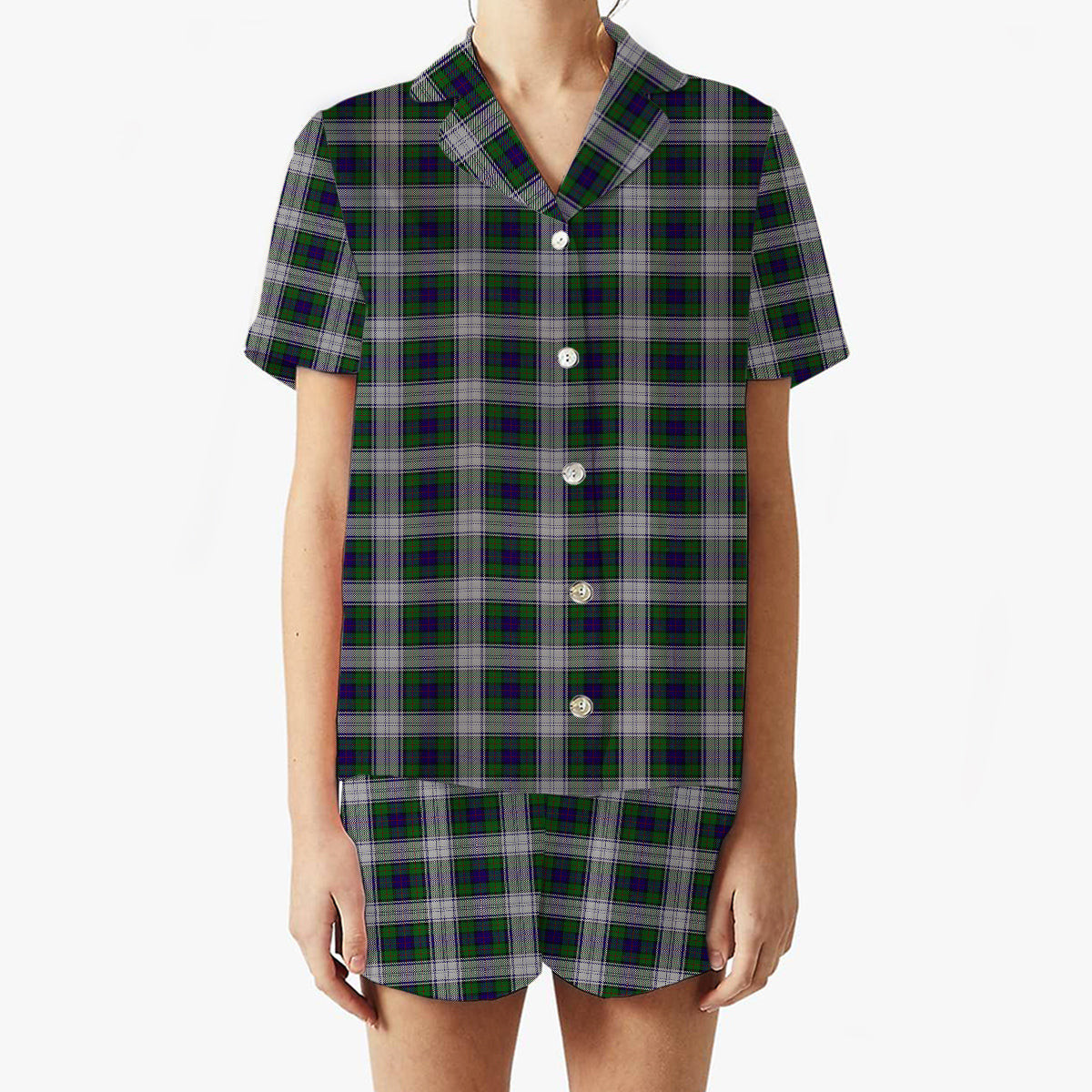 ScotsTee Shop Scottish Murray of Atholl Dress Women's Short Sleeve Short Set Tartan Pyjama Set