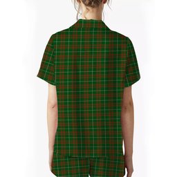 ScotsTee Shop Scottish O'Neill Australia Women's Short Sleeve Short Set Tartan Pyjama Set