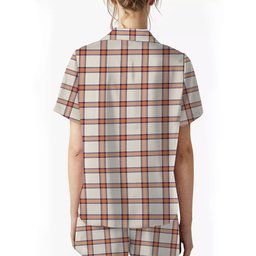 ScotsTee Shop Scottish Young Christina Ancient Women's Short Sleeve Short Set Tartan Pyjama Set