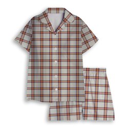 ScotsTee Shop Scottish Young Christina Ancient Women's Short Sleeve Short Set Tartan Pyjama Set
