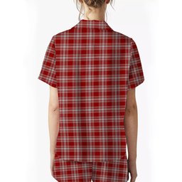 ScotsTee Shop Scottish Menzies 1815 Women's Short Sleeve Short Set Tartan Pyjama Set
