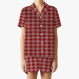 ScotsTee Shop Scottish Menzies 1815 Women's Short Sleeve Short Set Tartan Pyjama Set