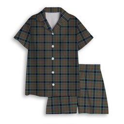 ScotsTee Shop Scottish McTavish Hunting Ancient Women's Short Sleeve Short Set Tartan Pyjama Set