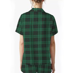 ScotsTee Shop Scottish McLean Hunting Ancient Women's Short Sleeve Short Set Tartan Pyjama Set