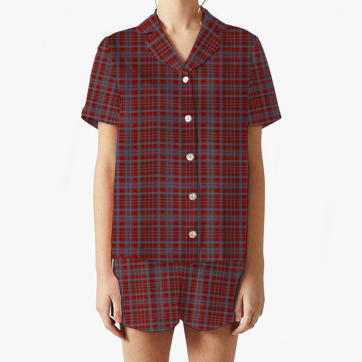 ScotsTee Shop Scottish Murray of Polmaise Women's Short Sleeve Short Set Tartan Pyjama Set