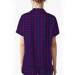 ScotsTee Shop Scottish Pride of Glencoe Women's Short Sleeve Short Set Tartan Pyjama Set