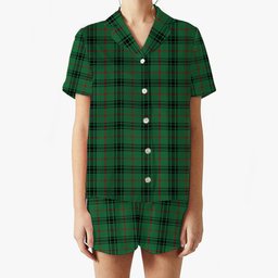 ScotsTee Shop Scottish McArthur-Fox Ancient Women's Short Sleeve Short Set Tartan Pyjama Set