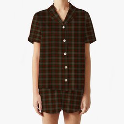 ScotsTee Shop Scottish Scott Hunting Women's Short Sleeve Short Set Tartan Pyjama Set