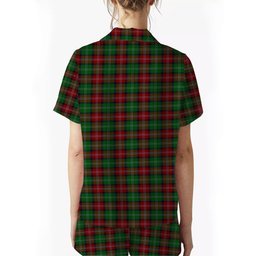ScotsTee Shop Scottish Sawyer Women's Short Sleeve Short Set Tartan Pyjama Set