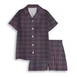 ScotsTee Shop Scottish Royal Canadian Air Force Ancient Women's Short Sleeve Short Set Tartan Pyjama Set