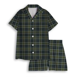 ScotsTee Shop Scottish MacBean Hunting Women's Short Sleeve Short Set Tartan Pyjama Set