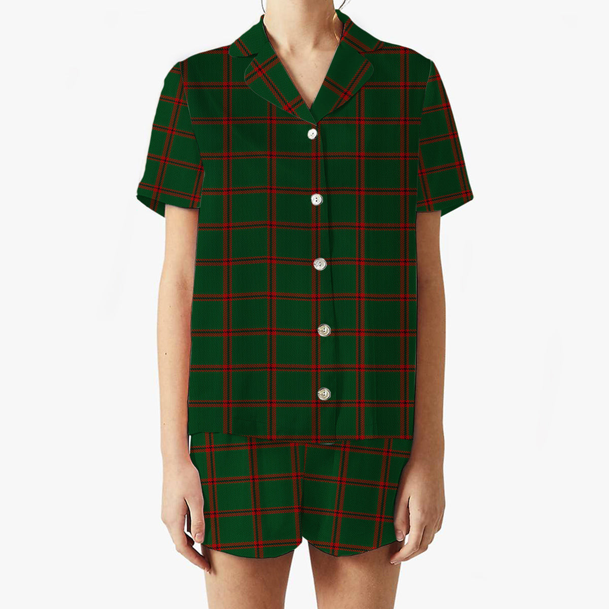 ScotsTee Shop Scottish MacNab Ancient 1 Women's Short Sleeve Short Set Tartan Pyjama Set