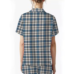 ScotsTee Shop Scottish Hannay Ancient Women's Short Sleeve Short Set Tartan Pyjama Set