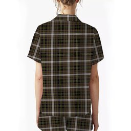 ScotsTee Shop Scottish Yule Lads, The Women's Short Sleeve Short Set Tartan Pyjama Set