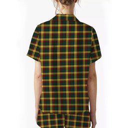 ScotsTee Shop Scottish MacMillan Old Modern Women's Short Sleeve Short Set Tartan Pyjama Set