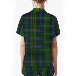 ScotsTee Shop Scottish Young, Melvina Women's Short Sleeve Short Set Tartan Pyjama Set