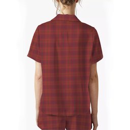 ScotsTee Shop Scottish Stirling of Keir Ancient Women's Short Sleeve Short Set Tartan Pyjama Set
