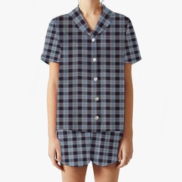 ScotsTee Shop Scottish Royal Canadian Air Force Women's Short Sleeve Short Set Tartan Pyjama Set
