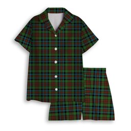 ScotsTee Shop Scottish McDuff Hunting Ancient Women's Short Sleeve Short Set Tartan Pyjama Set