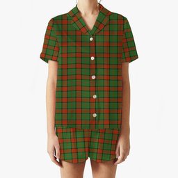 ScotsTee Shop Scottish Maxwell Hunting Ancient Women's Short Sleeve Short Set Tartan Pyjama Set
