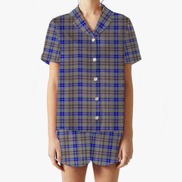 ScotsTee Shop Scottish Yes Scotland Women's Short Sleeve Short Set Tartan Pyjama Set