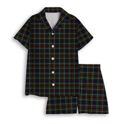 ScotsTee Shop Scottish Hislop Hunting 2 Women's Short Sleeve Short Set Tartan Pyjama Set