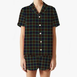 ScotsTee Shop Scottish Hislop Hunting 2 Women's Short Sleeve Short Set Tartan Pyjama Set