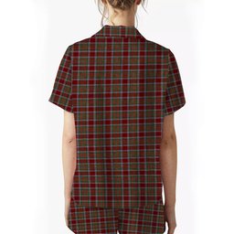 ScotsTee Shop Scottish McBain Chief Women's Short Sleeve Short Set Tartan Pyjama Set