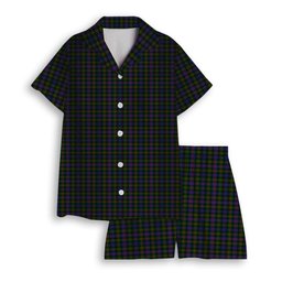 ScotsTee Shop Scottish Murray of Atholl Modern Women's Short Sleeve Short Set Tartan Pyjama Set