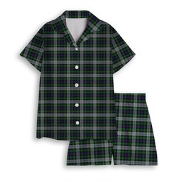 ScotsTee Shop Scottish MacKenzie Dress Women's Short Sleeve Short Set Tartan Pyjama Set