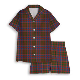 ScotsTee Shop Scottish McColl Hunting Ancient Women's Short Sleeve Short Set Tartan Pyjama Set