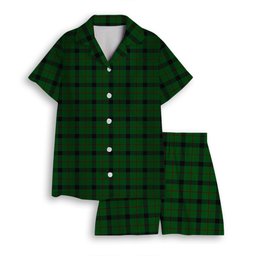 ScotsTee Shop Scottish Kincaid Women's Short Sleeve Short Set Tartan Pyjama Set