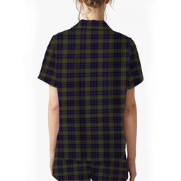 ScotsTee Shop Scottish McClelland Modern Women's Short Sleeve Short Set Tartan Pyjama Set