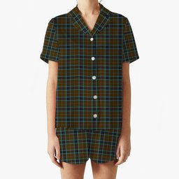 ScotsTee Shop Scottish MacTavish Hunting Women's Short Sleeve Short Set Tartan Pyjama Set