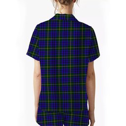 ScotsTee Shop Scottish Marshall of Keith Women's Short Sleeve Short Set Tartan Pyjama Set