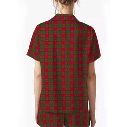 ScotsTee Shop Scottish McIntosh Modern Women's Short Sleeve Short Set Tartan Pyjama Set