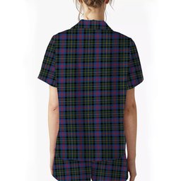 ScotsTee Shop Scottish Malcolm of Berwick Modern Women's Short Sleeve Short Set Tartan Pyjama Set