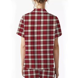 ScotsTee Shop Scottish McFie Dress Modern Women's Short Sleeve Short Set Tartan Pyjama Set