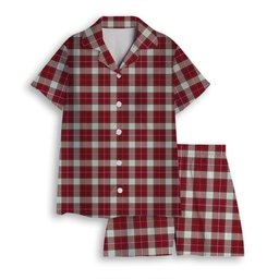 ScotsTee Shop Scottish McFie Dress Modern Women's Short Sleeve Short Set Tartan Pyjama Set