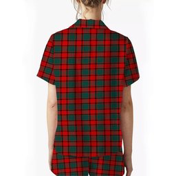 ScotsTee Shop Scottish McPhail Modern Women's Short Sleeve Short Set Tartan Pyjama Set