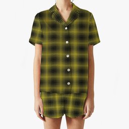 ScotsTee Shop Scottish Yamaguchi Tsutomu Women's Short Sleeve Short Set Tartan Pyjama Set
