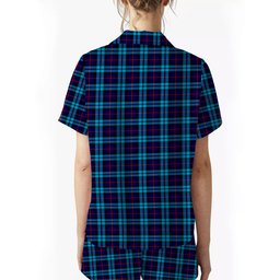 ScotsTee Shop Scottish McCorquodale SC Women's Short Sleeve Short Set Tartan Pyjama Set