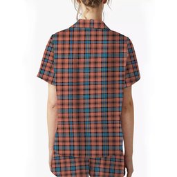 ScotsTee Shop Scottish Hannay Dress Modern Women's Short Sleeve Short Set Tartan Pyjama Set