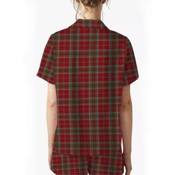 ScotsTee Shop Scottish Lindsay Weathered Women's Short Sleeve Short Set Tartan Pyjama Set