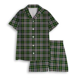 ScotsTee Shop Scottish Madewell Dress Women's Short Sleeve Short Set Tartan Pyjama Set