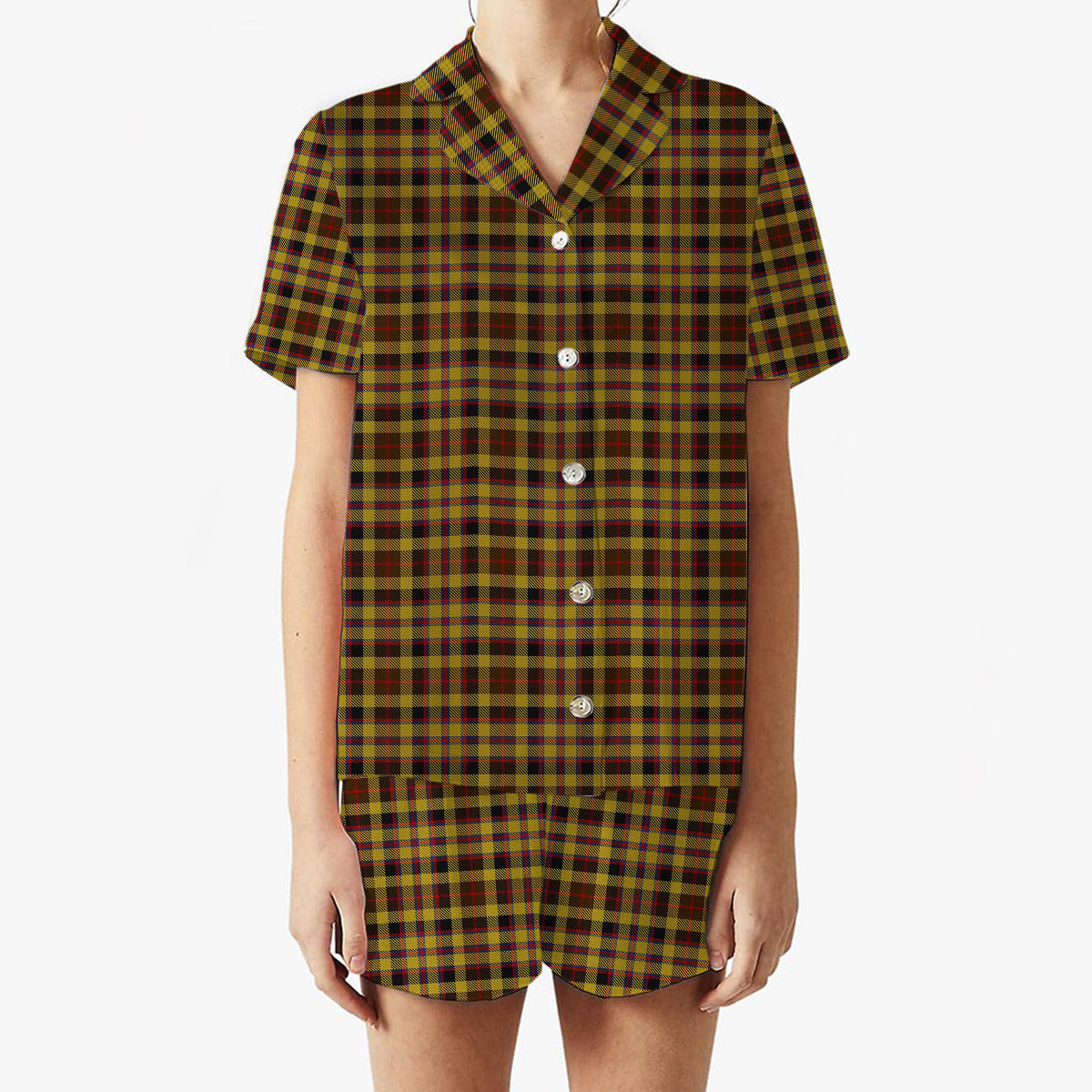 ScotsTee Shop Scottish Jardine Women's Short Sleeve Short Set Tartan Pyjama Set
